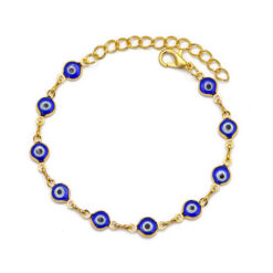 Stainless Steel evil eye bracelet