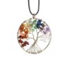 7 Chakra Tree Of Life Pendant Necklace